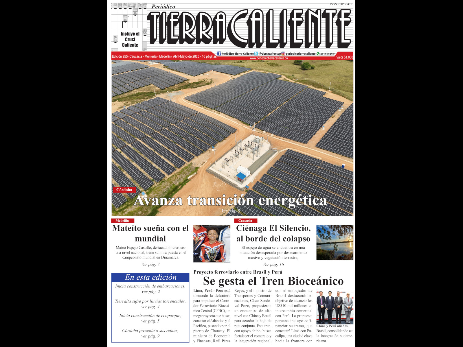 Edición 255 Periódico Tierra Caliente